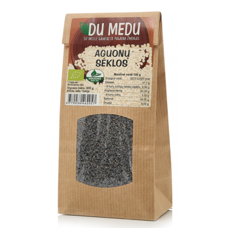 Ekologiškos aguonos 200g
